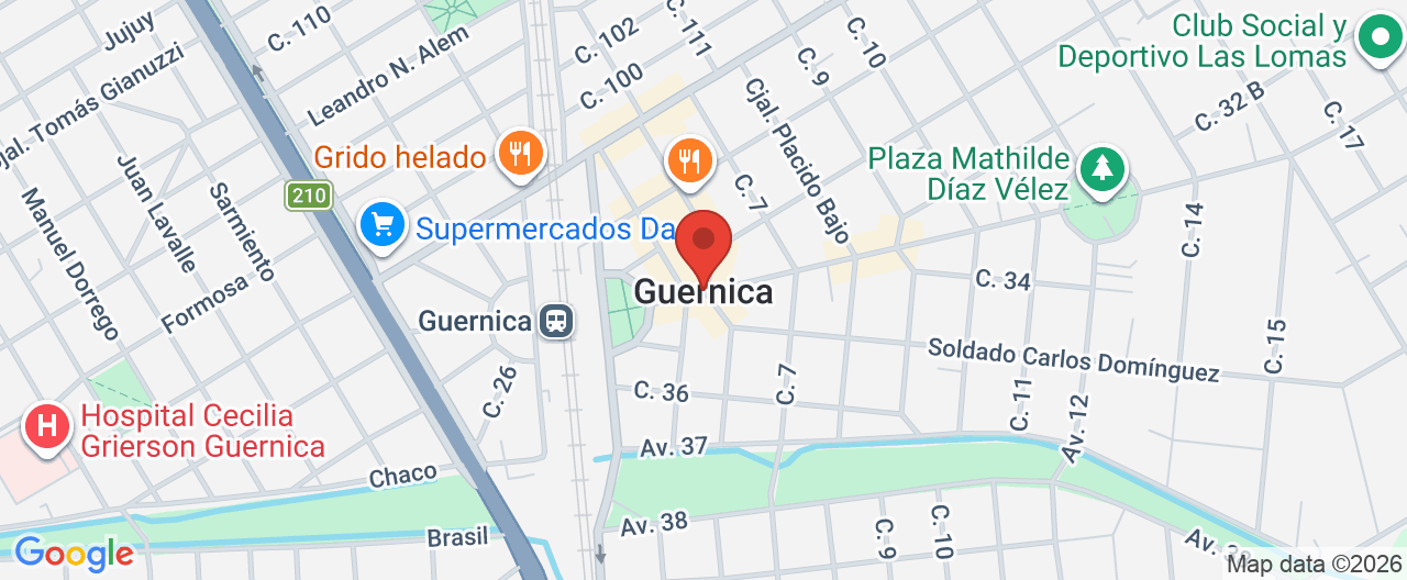 Mapa de la ubicación