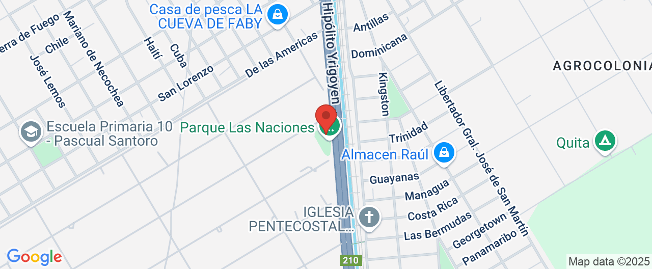 Mapa de la ubicación