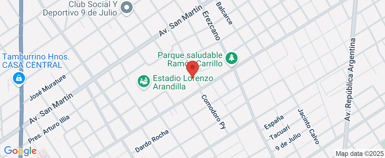 Mapa de la ubicación