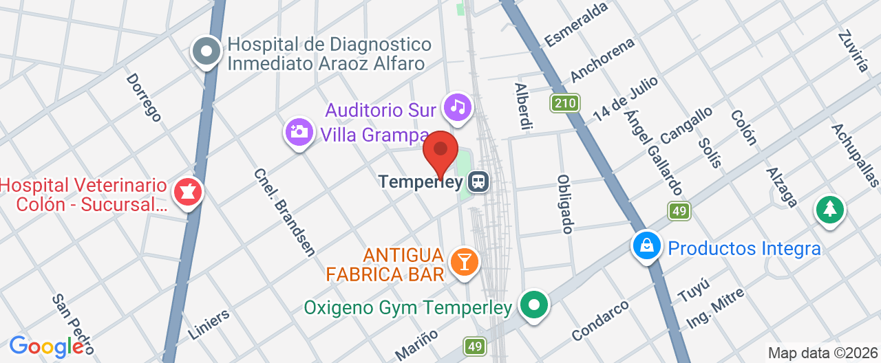Mapa de la ubicación