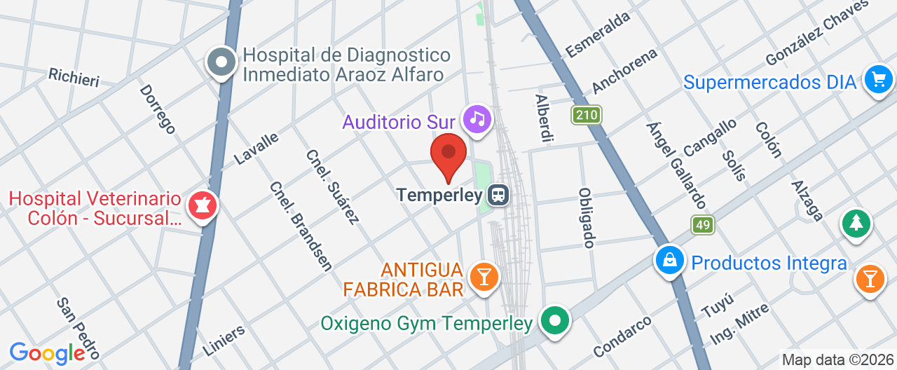 Mapa de la ubicación