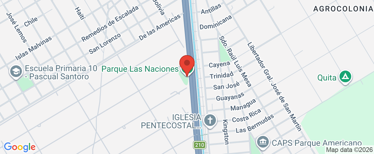 Mapa de la ubicación