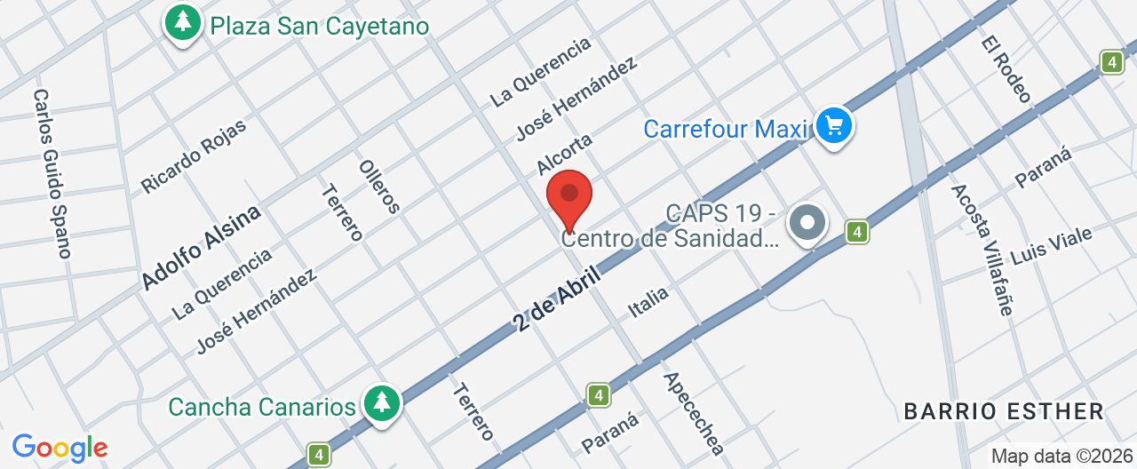 Mapa de la ubicación