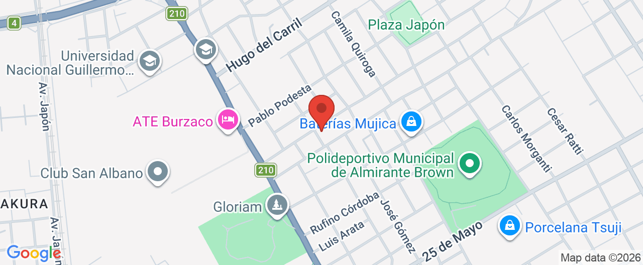 Mapa de la ubicación