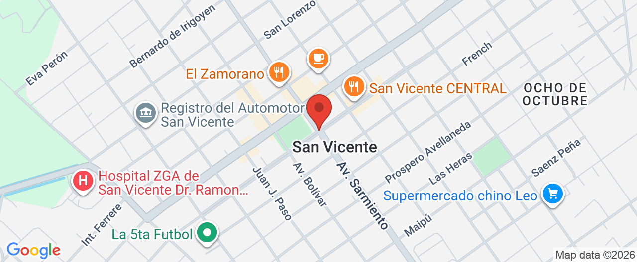 Mapa de la ubicación