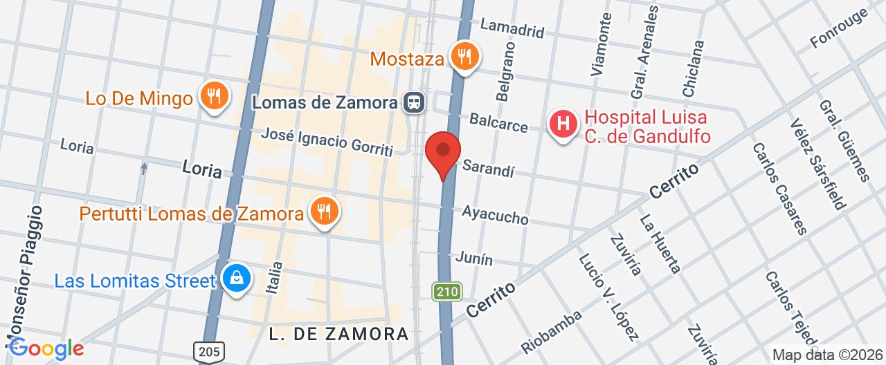 Mapa de la ubicación