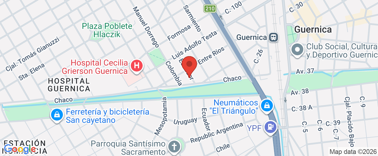 Mapa de la ubicación