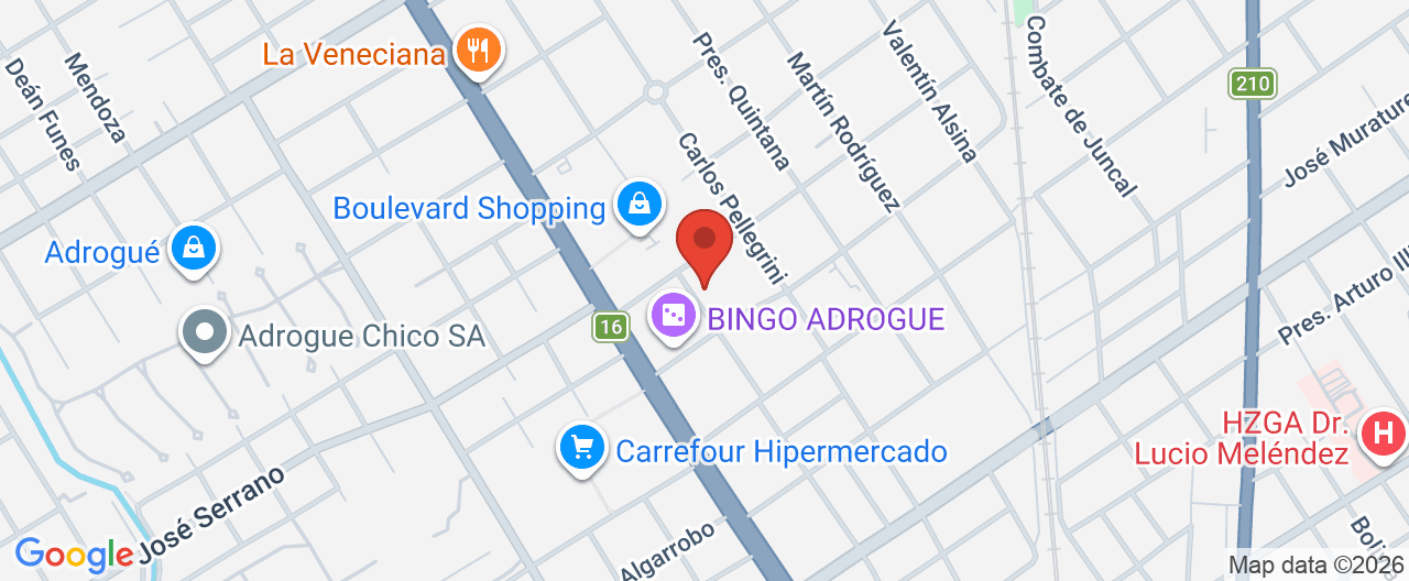 Mapa de la ubicación