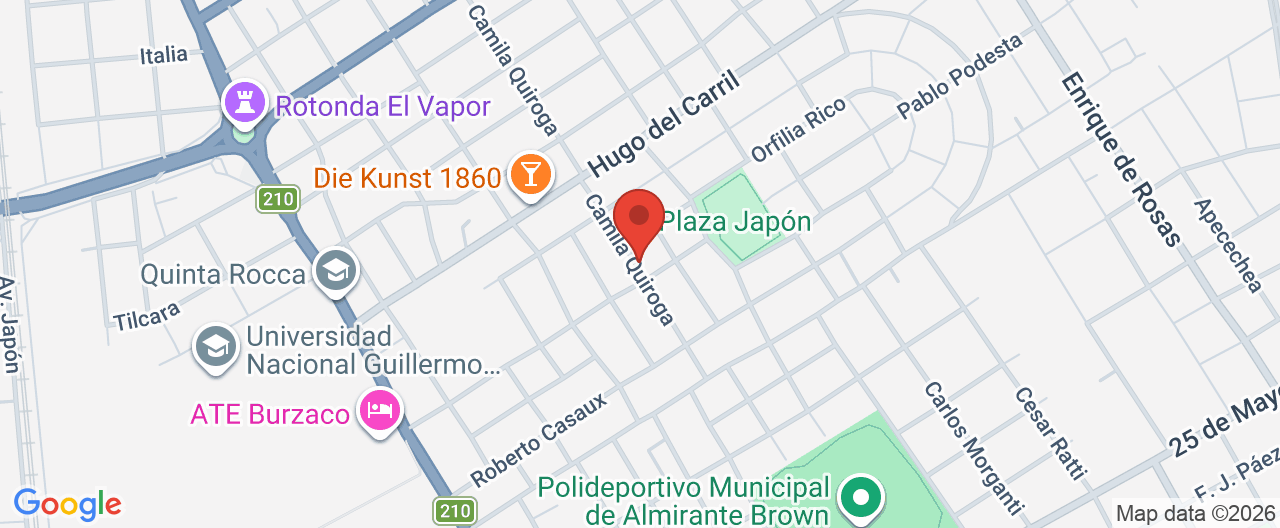Mapa de la ubicación