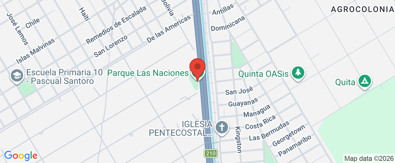 Mapa de la ubicación