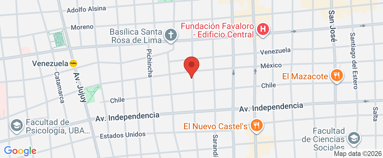 Mapa de la ubicación