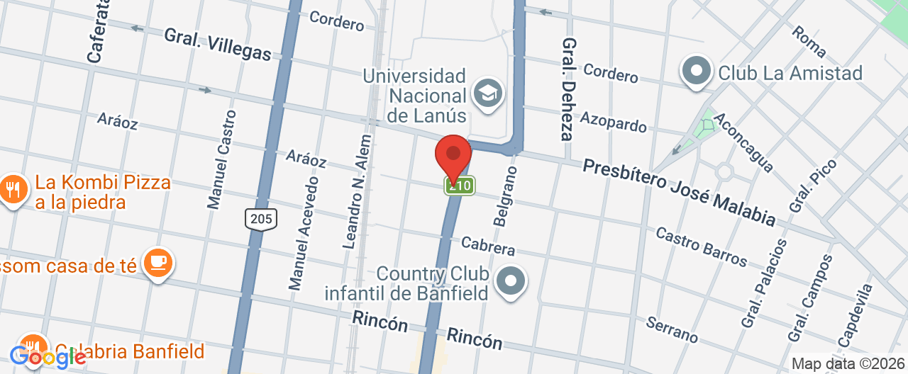 Mapa de la ubicación