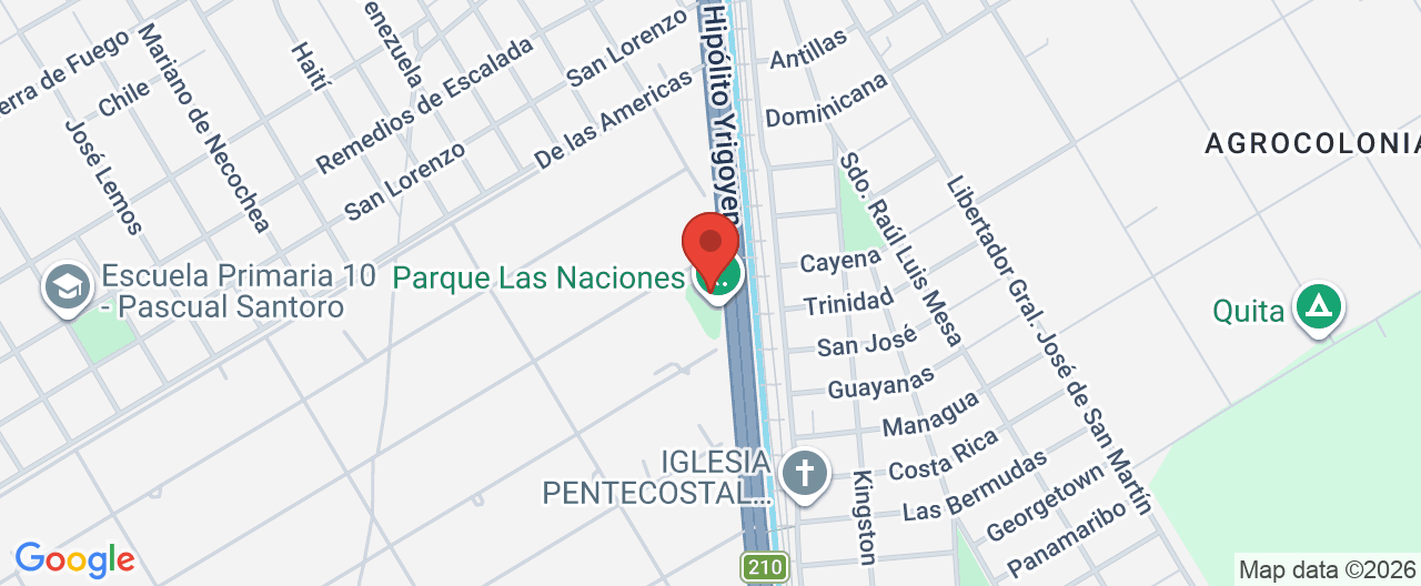 Mapa de la ubicación