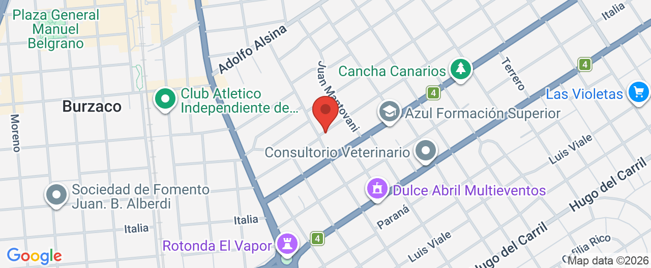 Mapa de la ubicación