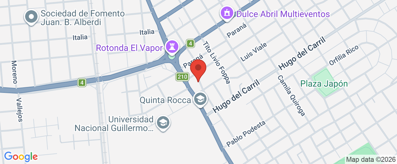 Mapa de la ubicación