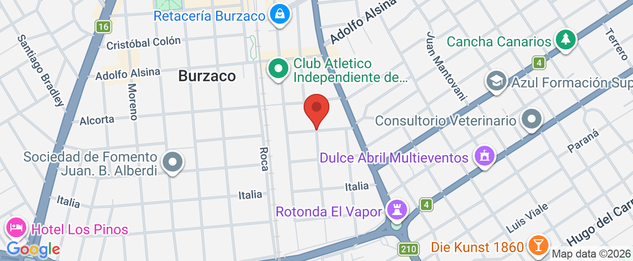 Mapa de la ubicación
