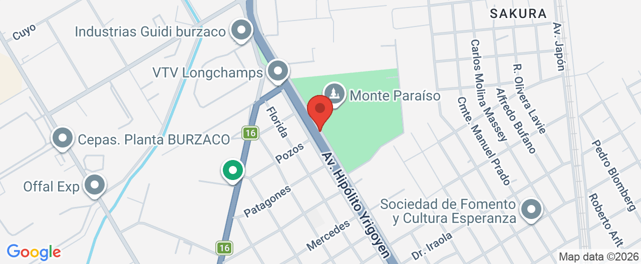 Mapa de la ubicación