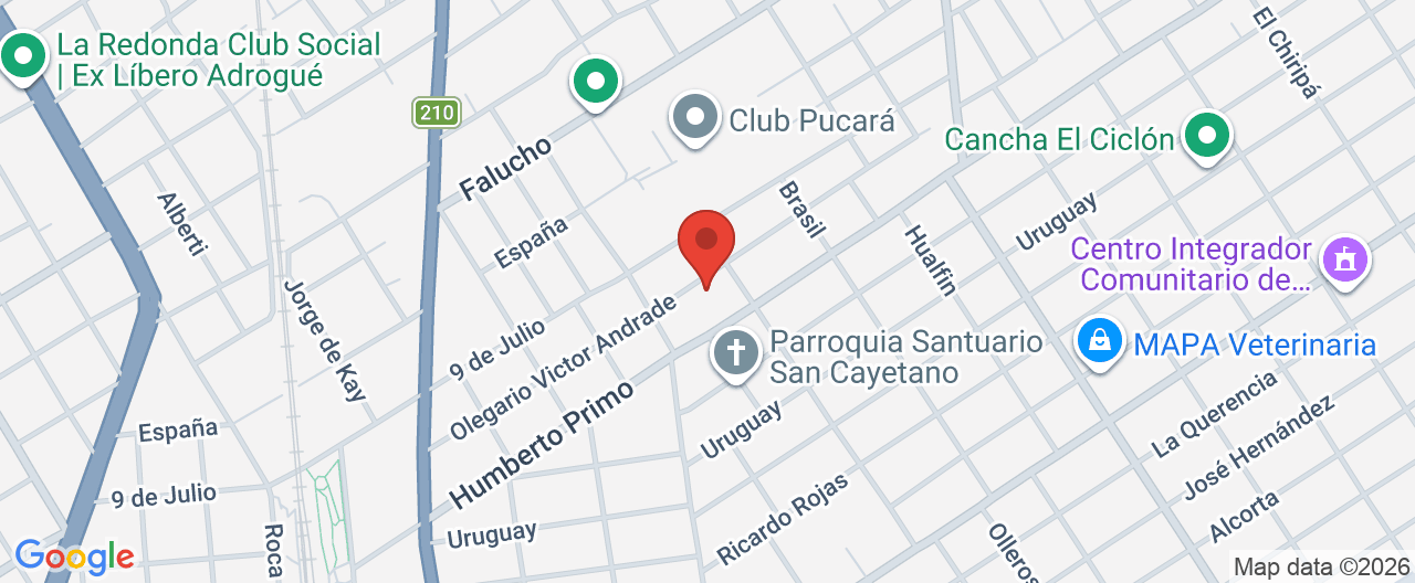 Mapa de la ubicación