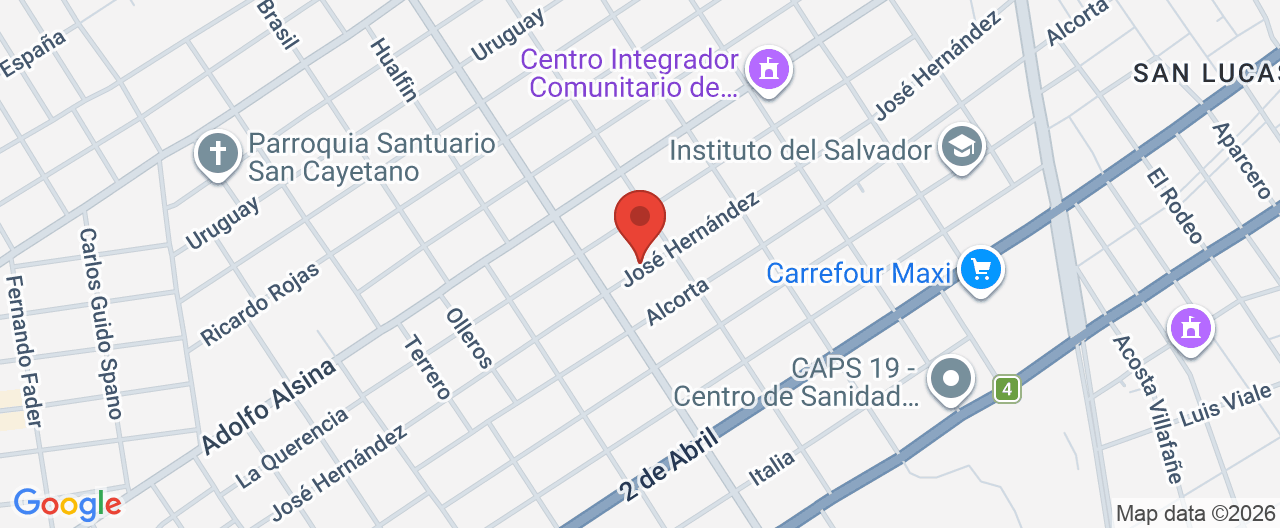 Mapa de la ubicación