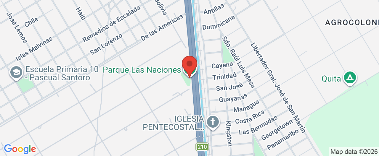 Mapa de la ubicación