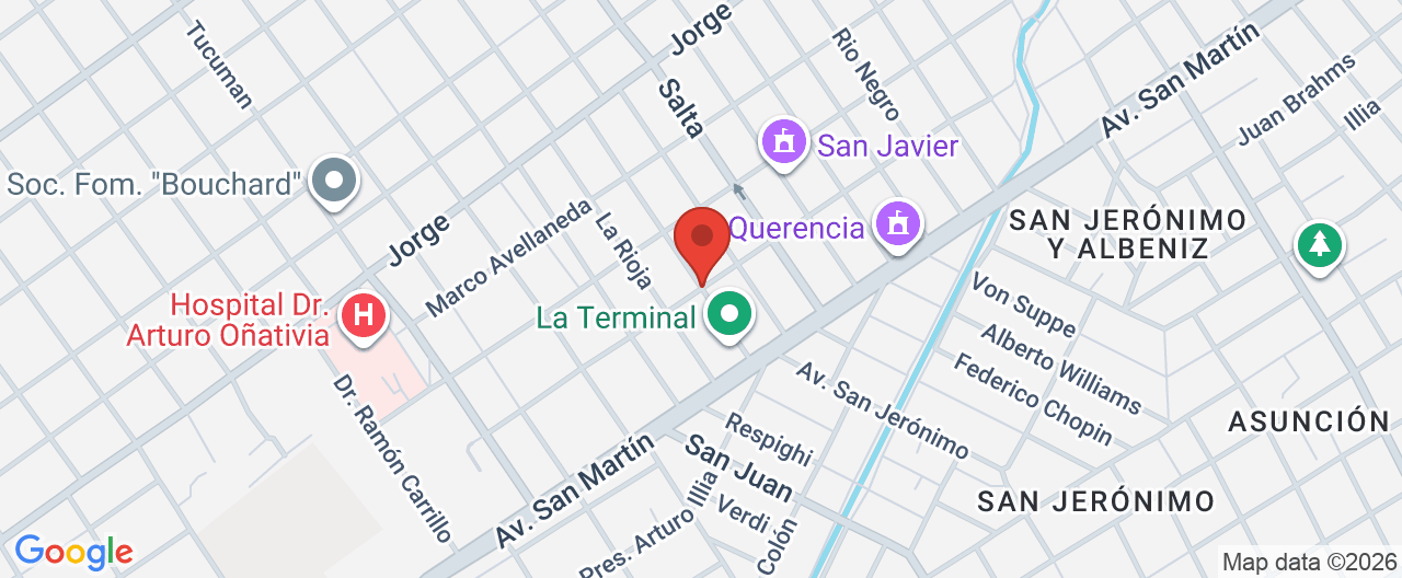 Mapa de la ubicación