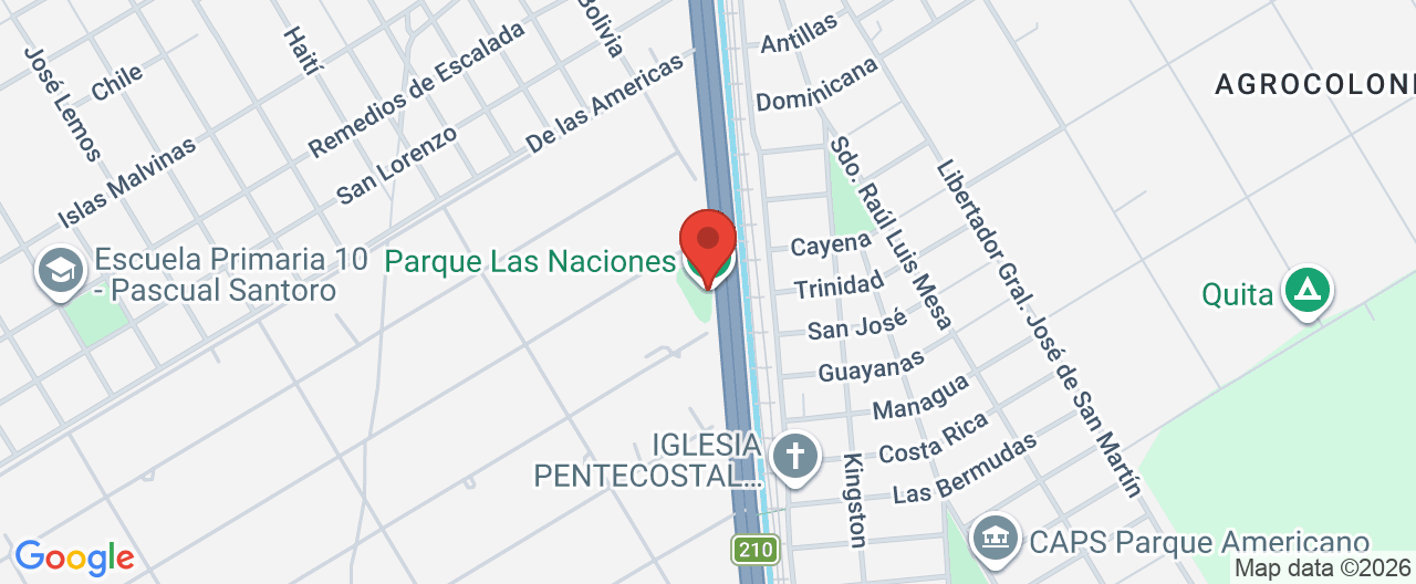Mapa de la ubicación