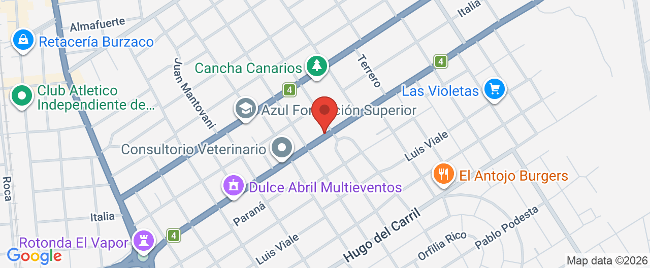 Mapa de la ubicación