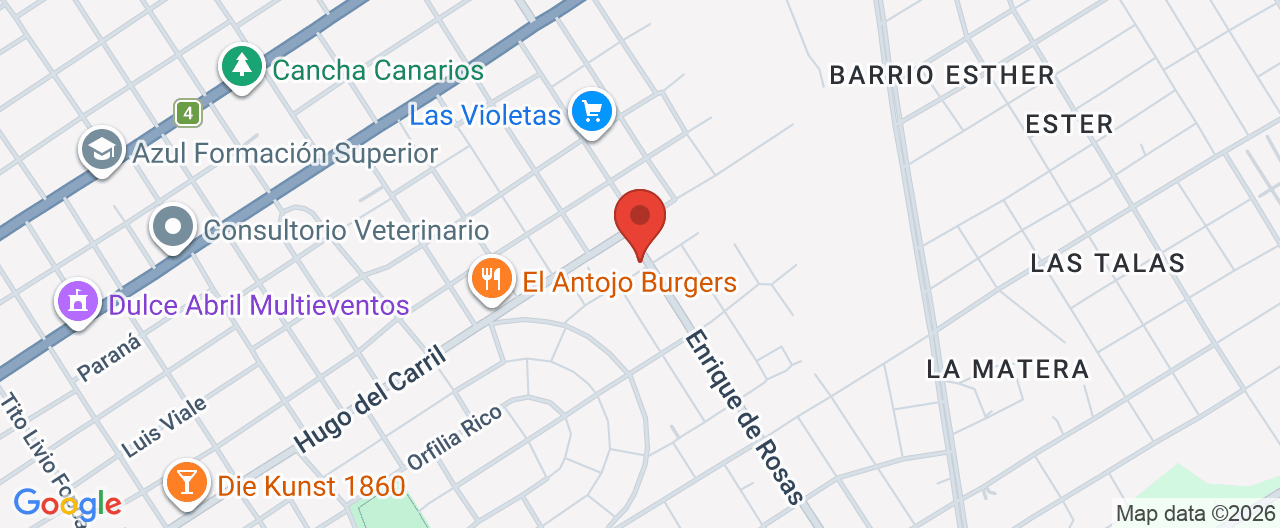 Mapa de la ubicación