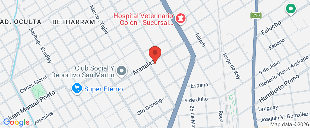 Mapa de la ubicación