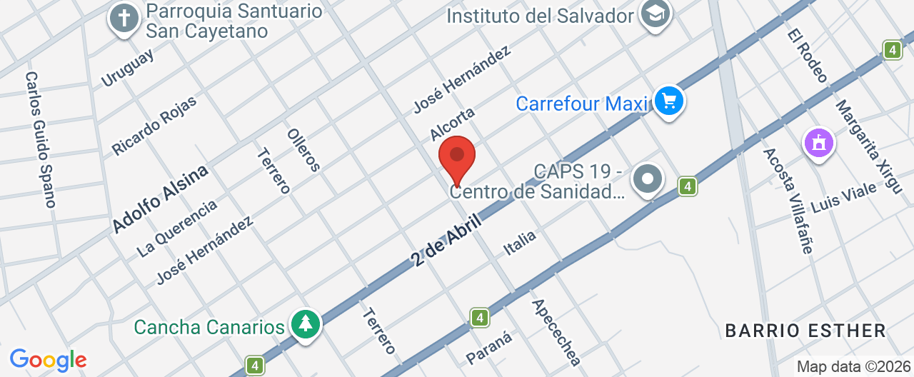 Mapa de la ubicación