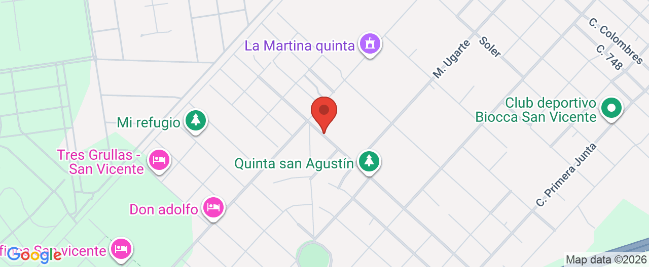 Mapa de la ubicación