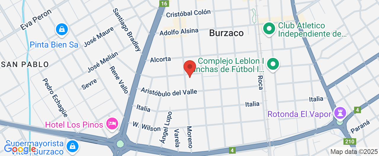 Mapa de la ubicación