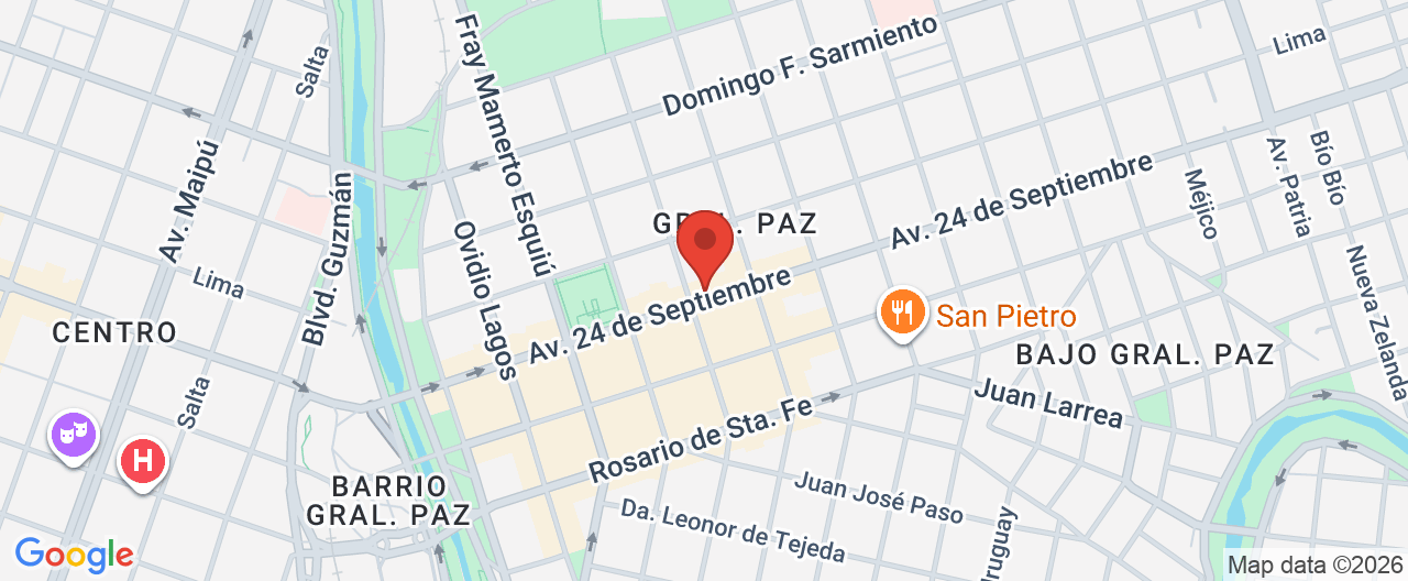 Mapa de la ubicación