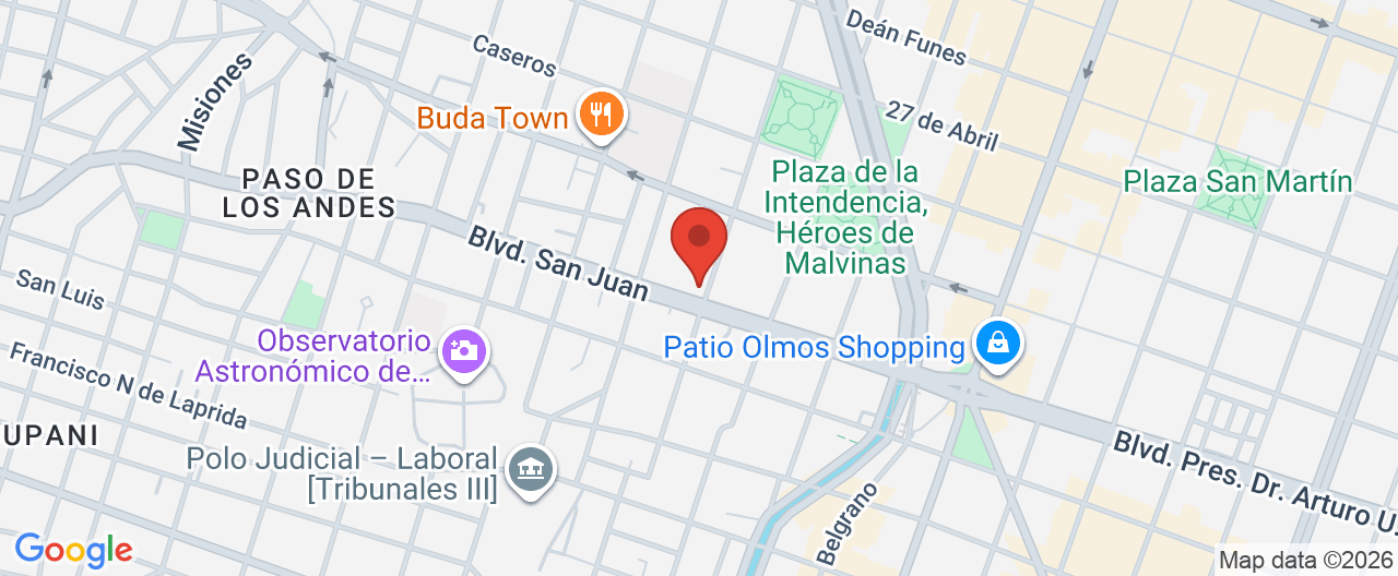 Mapa de la ubicación
