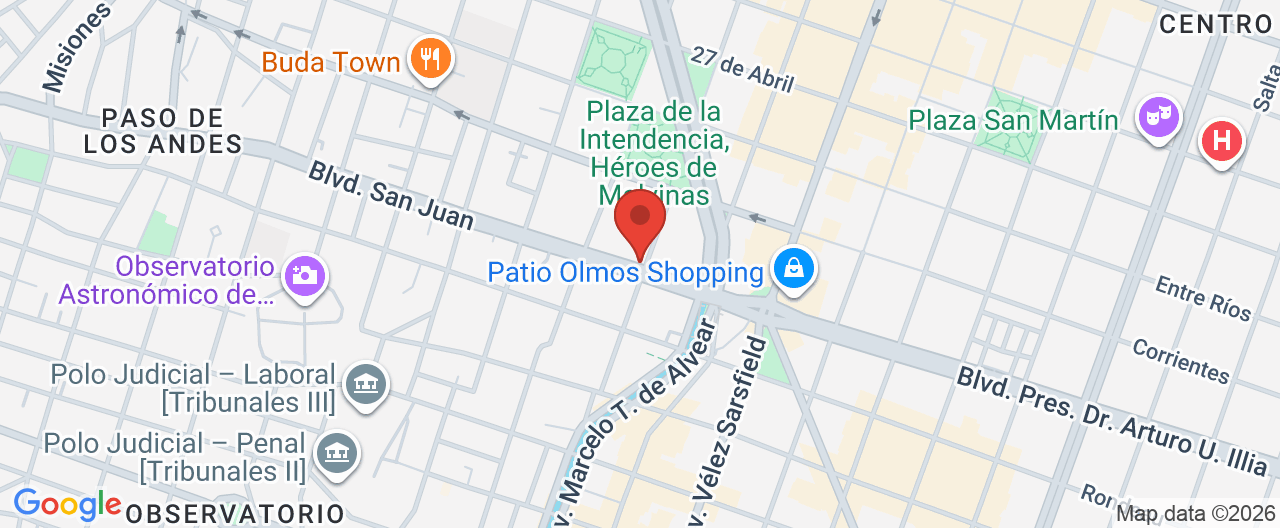 Mapa de la ubicación