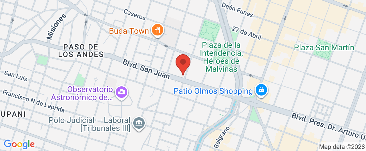 Mapa de la ubicación