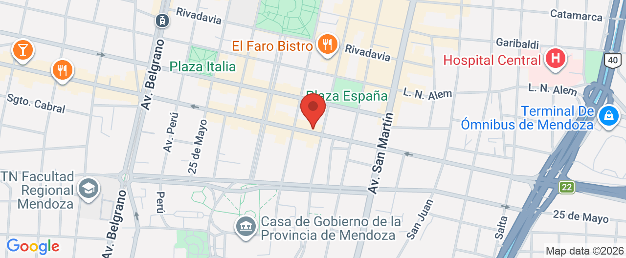 Mapa de la ubicación
