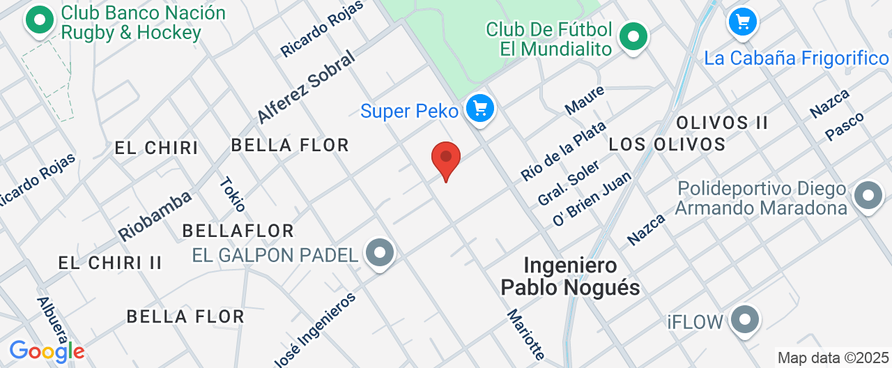 Mapa de la ubicación