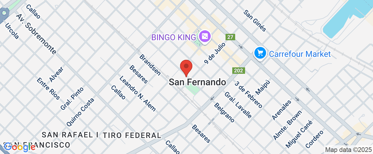 Mapa de la ubicación