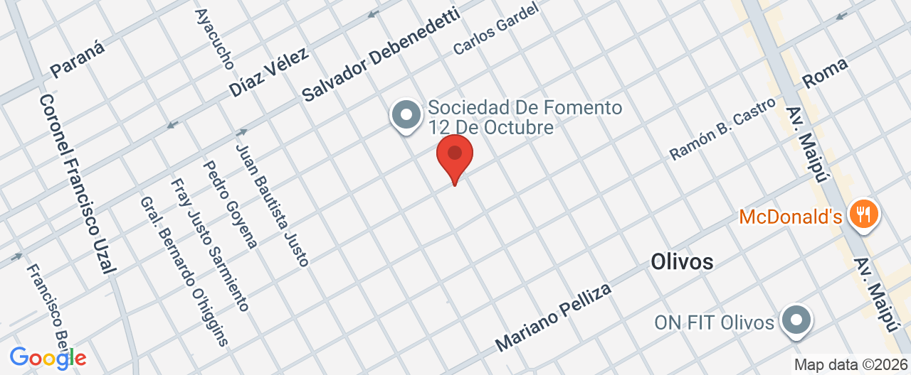Mapa de la ubicación