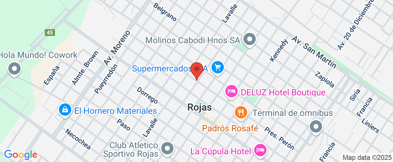Mapa de la ubicación