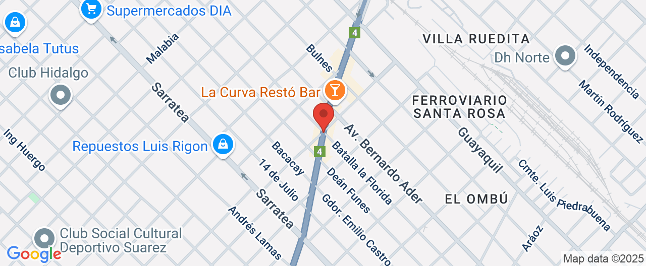 Mapa de la ubicación
