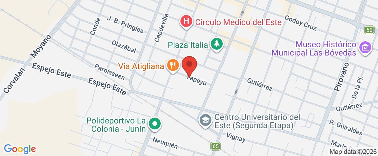 Mapa de la ubicación