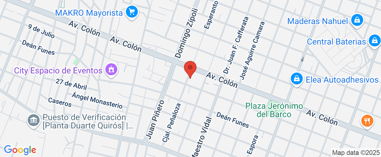 Mapa de la ubicación