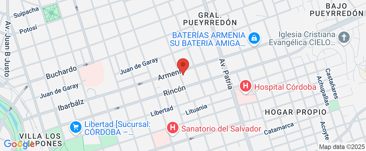 Mapa de la ubicación
