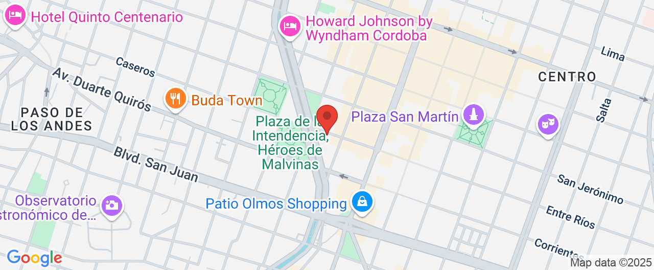 Mapa de la ubicación