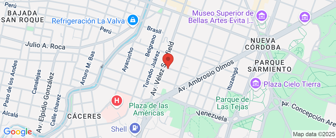 Mapa de la ubicación
