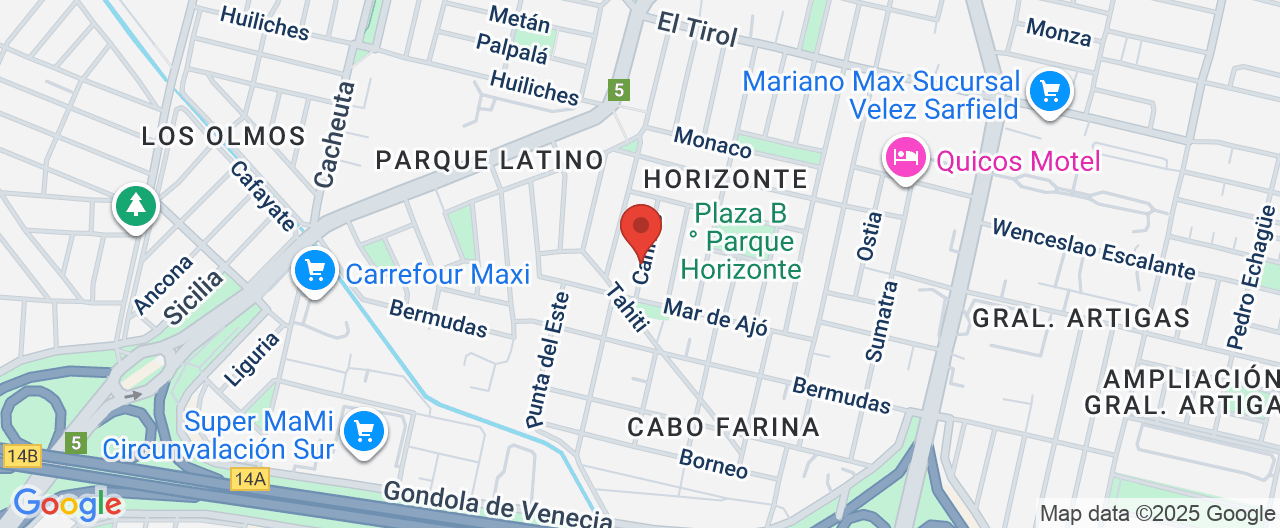 Mapa de la ubicación