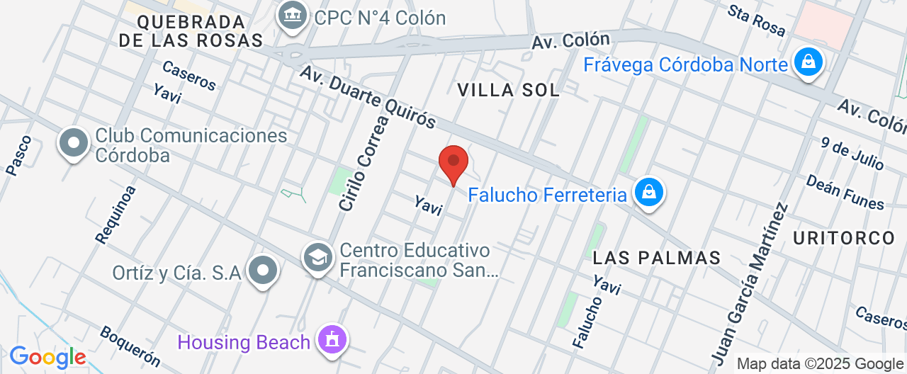 Mapa de la ubicación