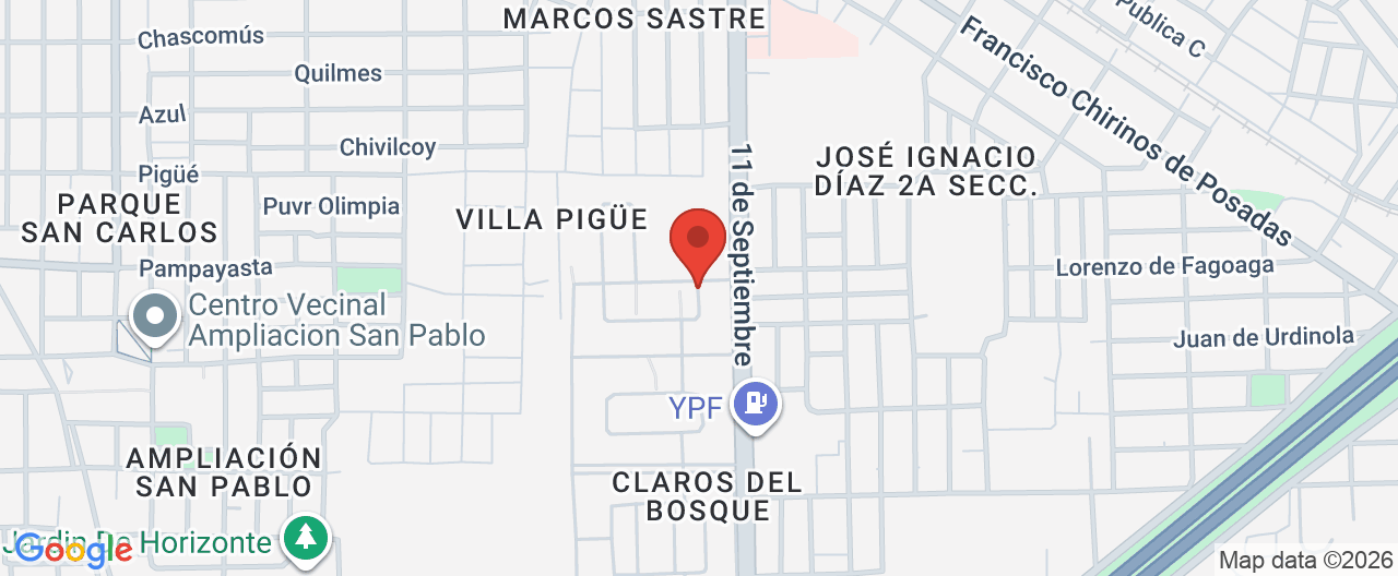 Mapa de la ubicación